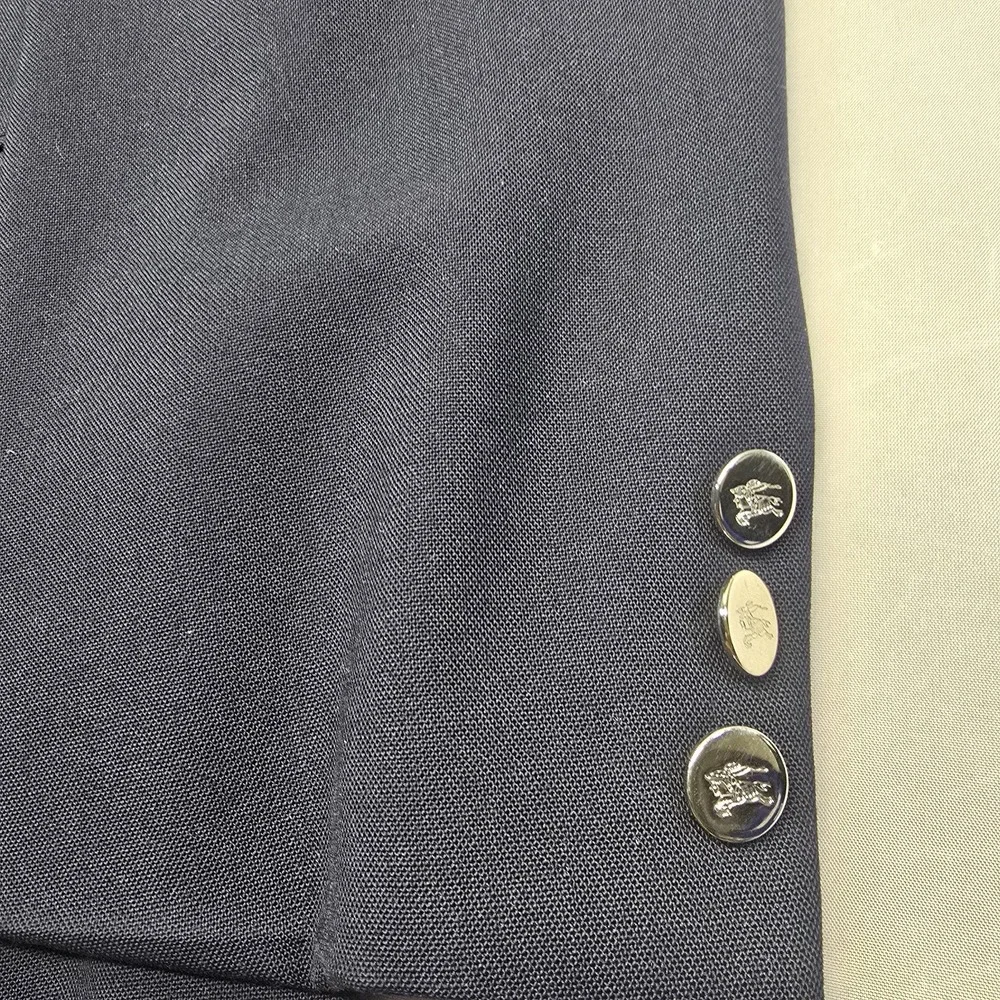 Burberrys Navy Blue Blazer Men‎ 48L Silver Buttons *read*